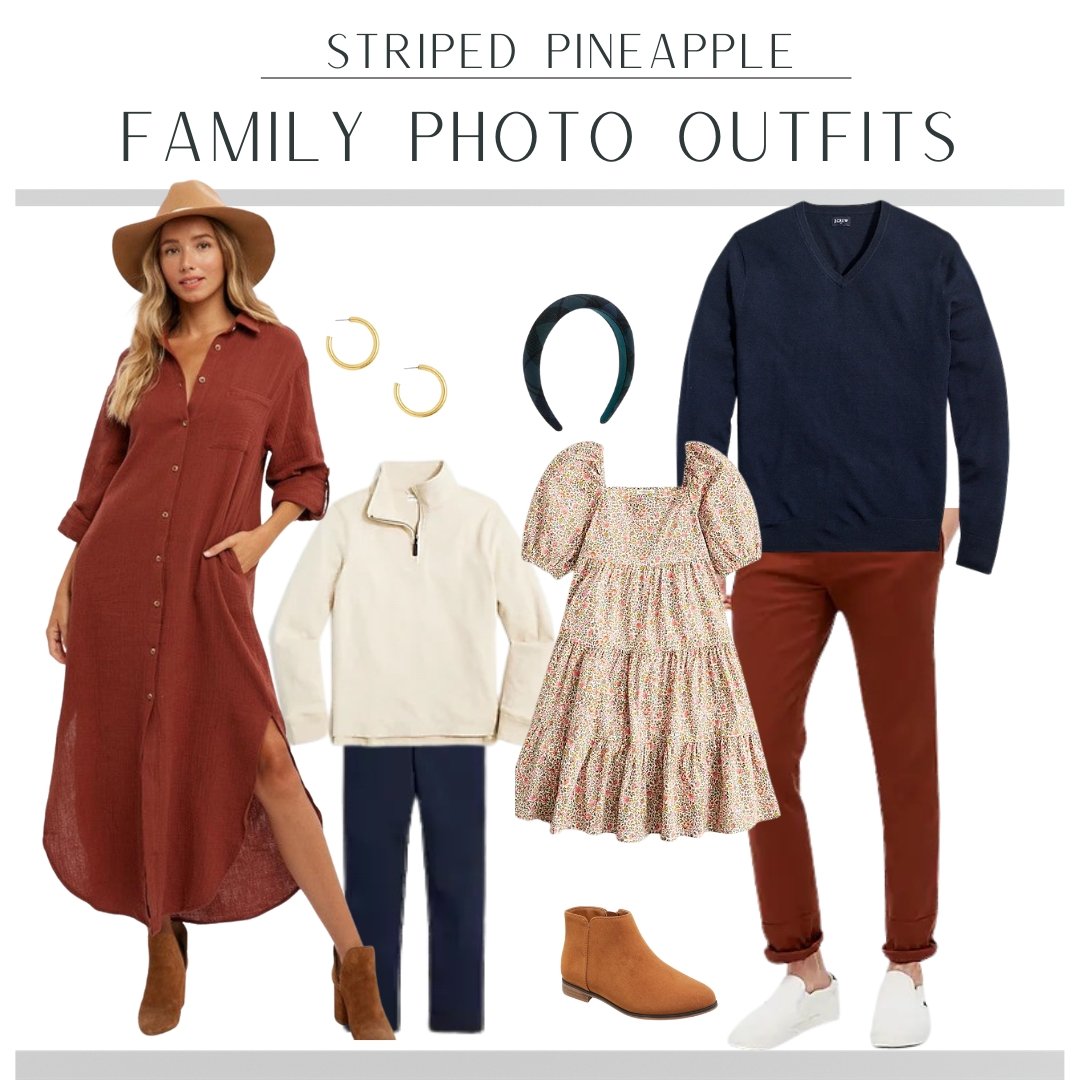 Fall Family Outfits Striped Pineapple Boutique