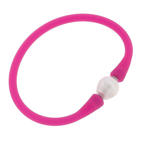 Bali Freshwater Pearl Silicone Children's Bracelet