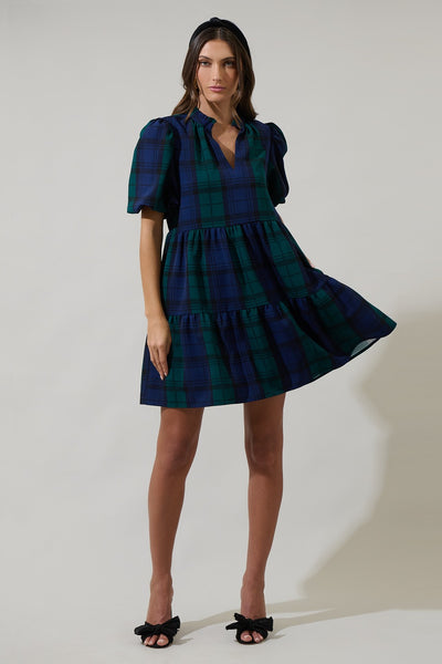 Hudson Plaid Jacey Dress