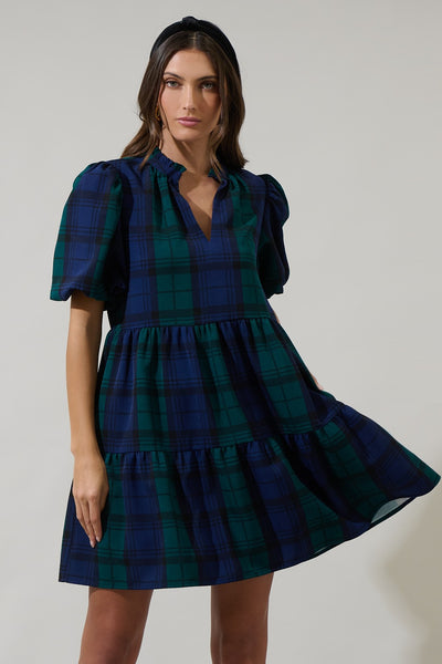 Hudson Plaid Jacey Dress