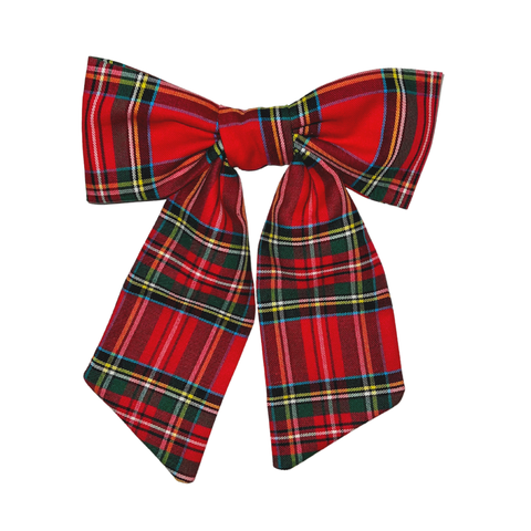 Tartan Lucy Bow Barrette