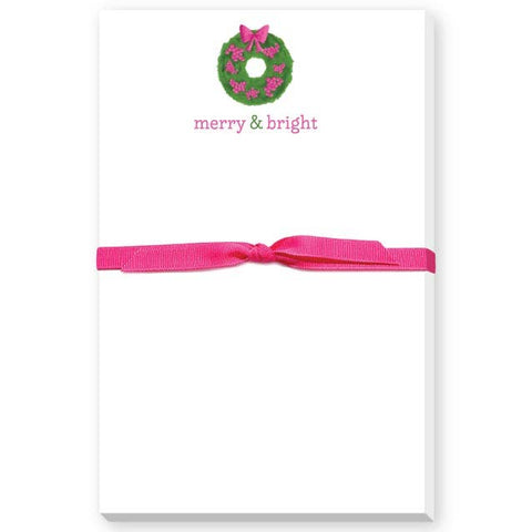 MERRY & BRIGHT LARGE NOTEPAD