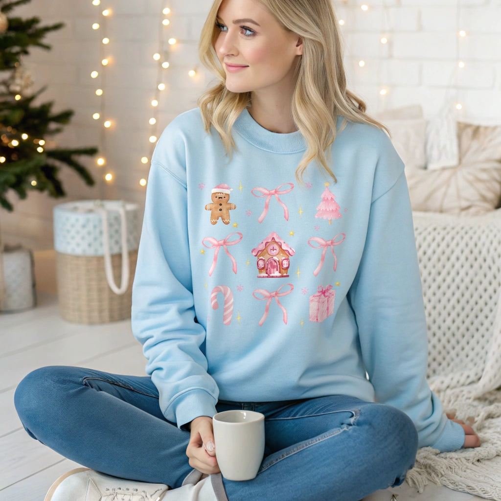 Coquette Christmas Long Sleeve Tee